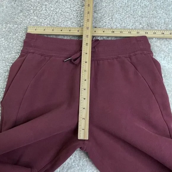 Lululemon Scuba High Rise Jogger Sweatpants Smokey Red 6 - Picture 9 of 12
